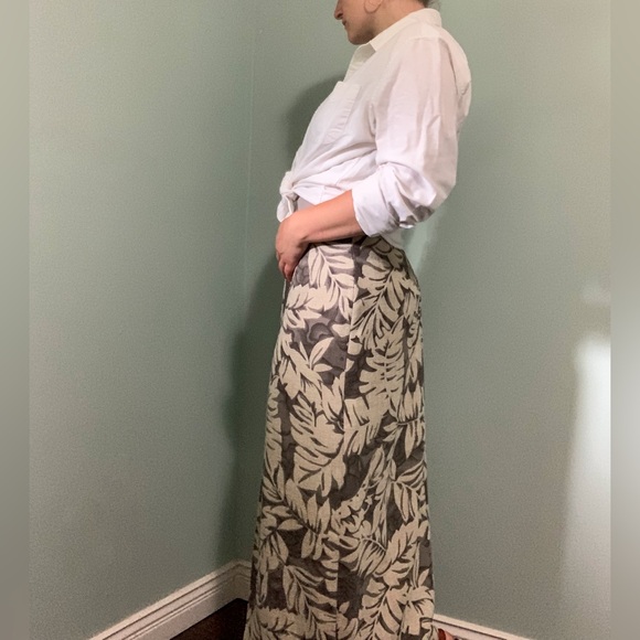 VINTAGE tropical print maxi skirt - Picture 6 of 11